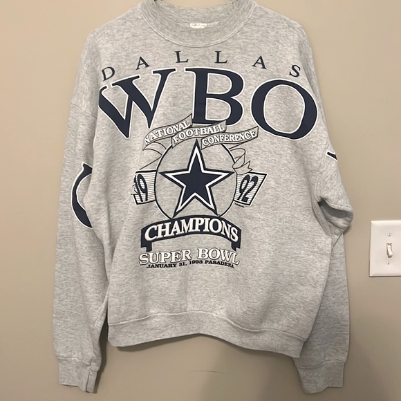 Other - Dallas Cowboys gray 1992 vintage sweatshirt